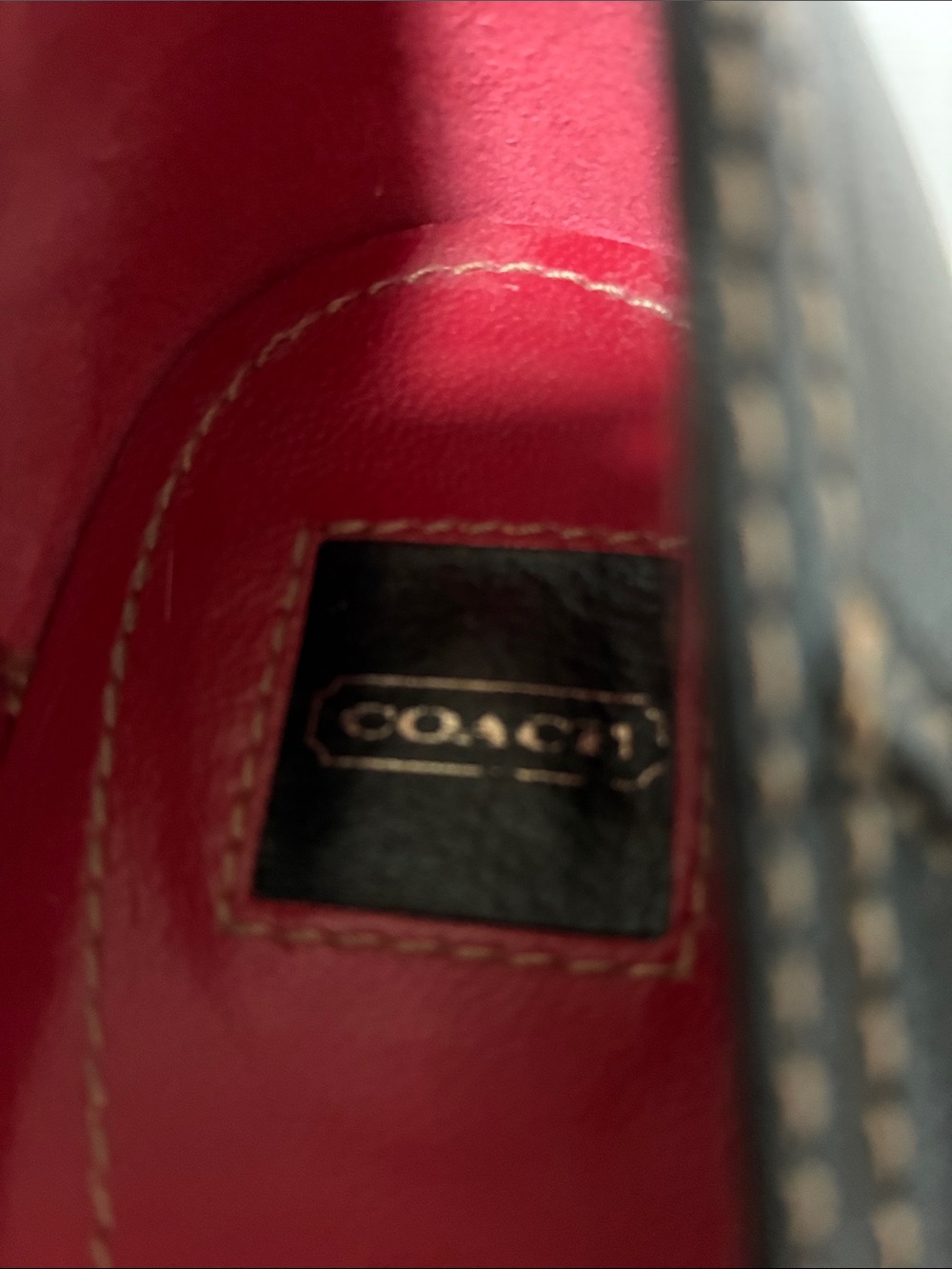 Coach Black leather pumps. SZ US9B or M - Picture 2 of 7